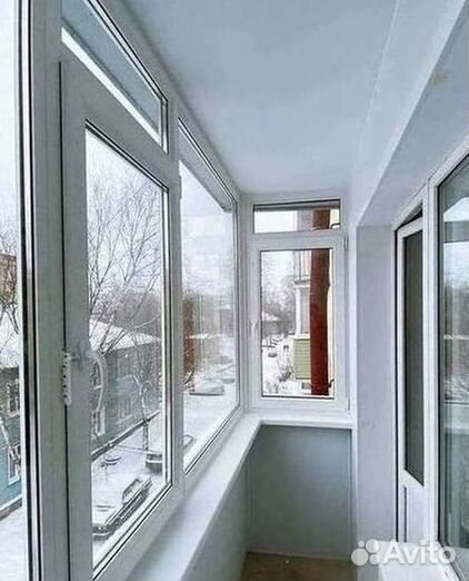 Остекление окон и балконов пвх