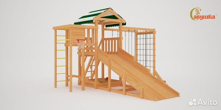 Детская площадка для дачи Савушка 4 сезона Мастер