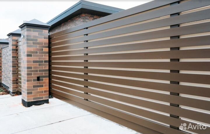 Готовые откатные ворота в рассрочку