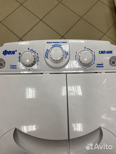 Полуавтоматическая стиральная машина фея смп 60Н