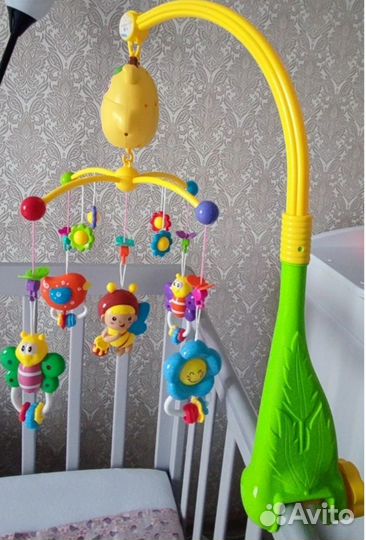 Мобиль в кроватку с проектором