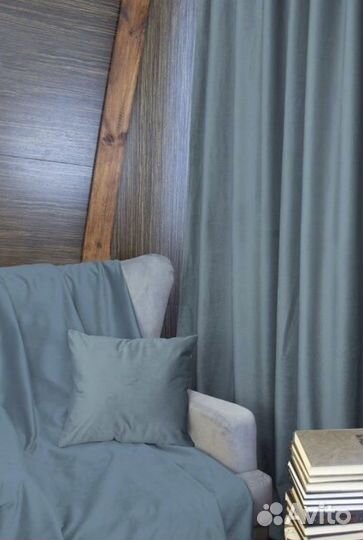 Штора нов.бархат ш250дл295 блэкаут 60