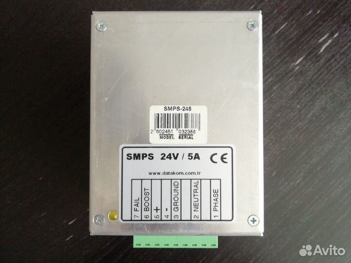 Зарядное устройство datacom smps-245 24В 5А