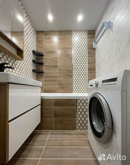 Ремонт ванной комнаты под ключ Укладка плитки