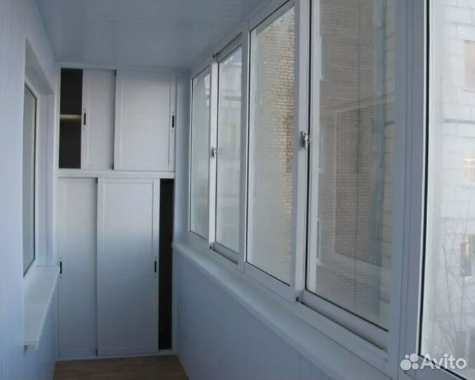 Остекление раздвижное с расширением