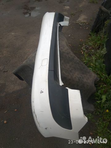 Бампер задний на Пежо 308 2011 года универсал