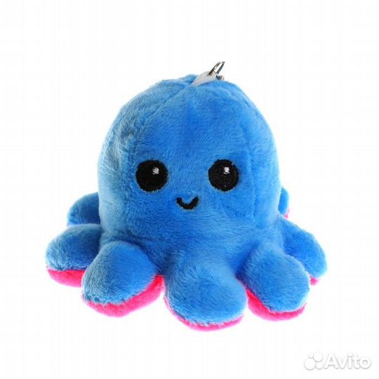 Мягкая игрушка осьминог брелок