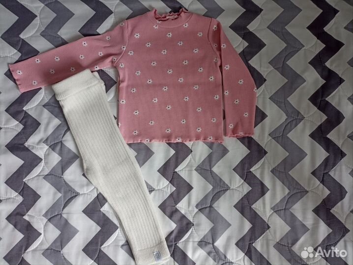 Лосины в рубчик