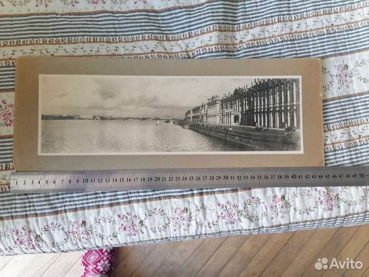 Редкий панорамный снимок Ленинграда 30е