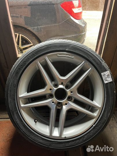 Колесо запасное R17 в сборе Мерседес C180 w204