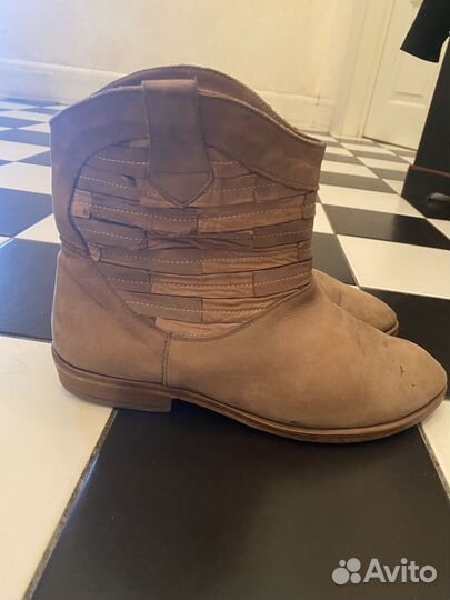 Казаки натуральная кожа Италия