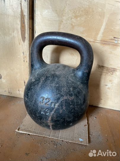 Гиря 32 кг СССР