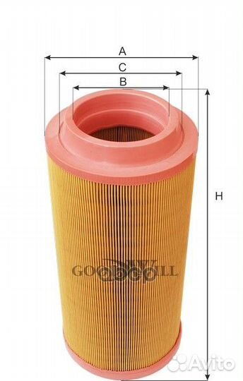 Фильтр воздушный AG1038 Goodwill