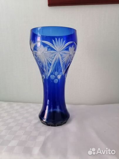 Большая хрустальная ваза СССР