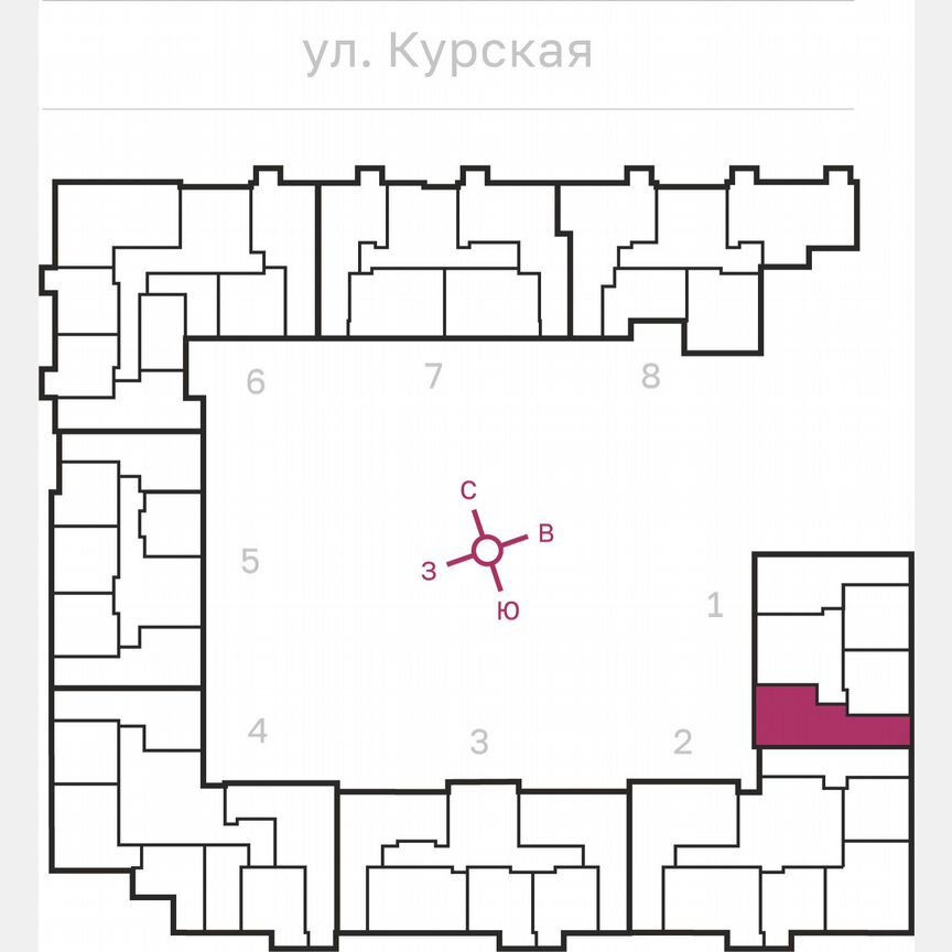 2-к. квартира, 66,4 м², 7/10 эт.