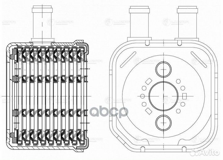 Радиатор масляный VAG A4/A6/A8/passat/T5
