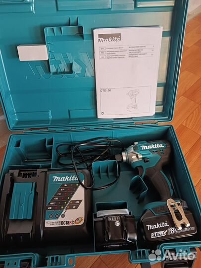 Аккумуляторная дрель шуруповерт makita 18v