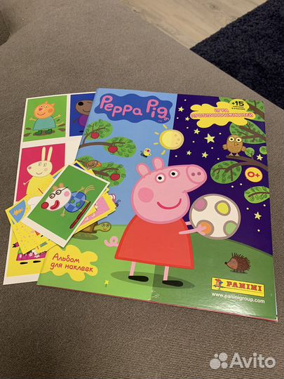 Альбом + наклейки Свинка Пеппа