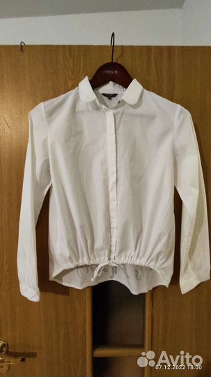 Блузка белая для девочек 152- 164