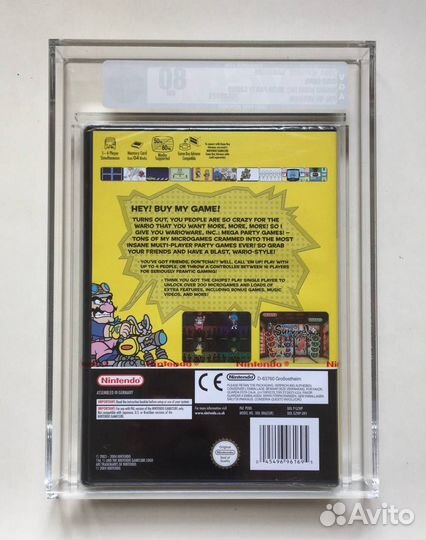 Wario Ware Inc. Mega Party Game Nintendo GameCube