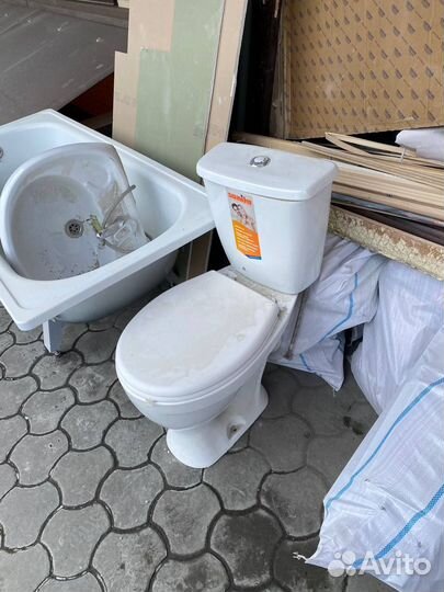 Ванна унитаз раковина бу