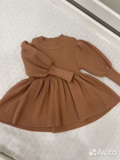 Платье теплое 98