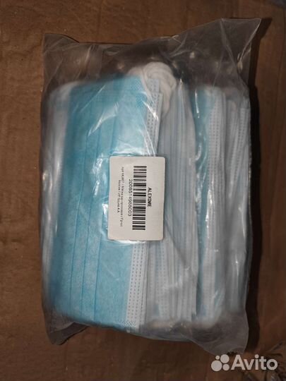 Маска медицинская 100шт