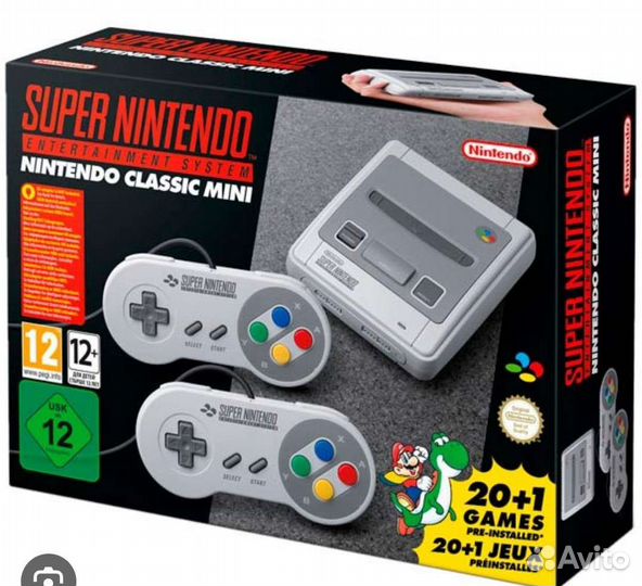 Игровая приставка Super nintendo