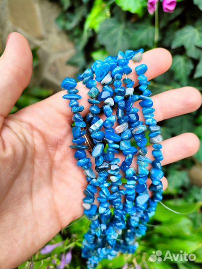 Каменная крошка на нити 40см в асс