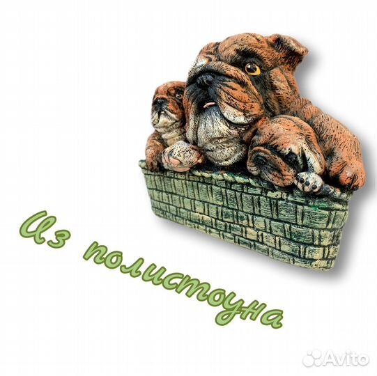 Бульдоги. Панно. Авторская работа