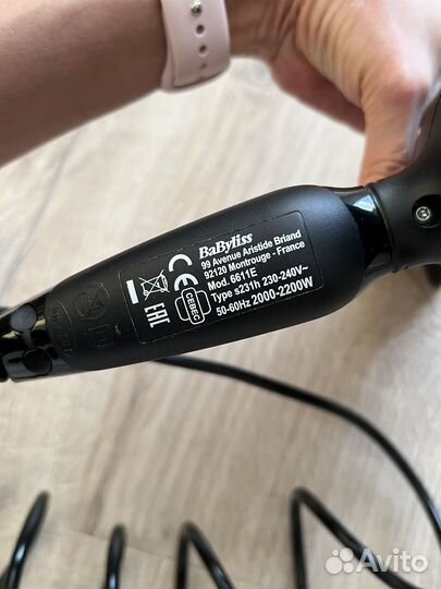 Фен babyliss ionic