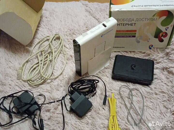 Роутер и тв приставка ростелеком