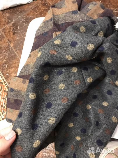 Шарф мужской шерстяной