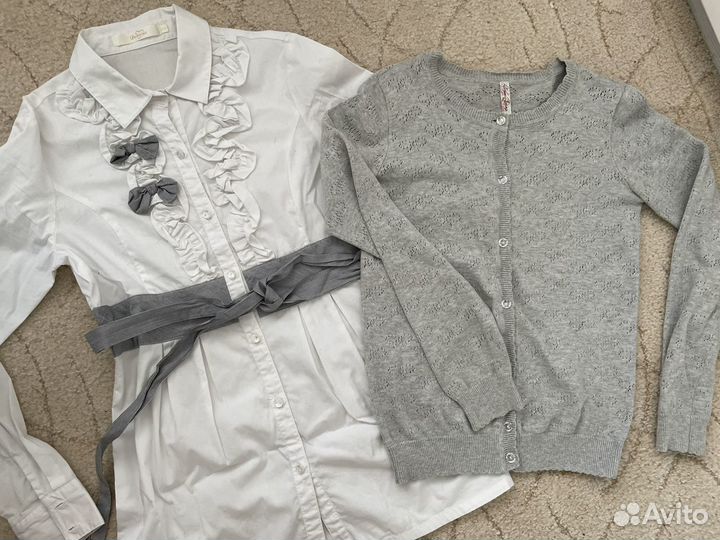 Школьная блузка р. 158