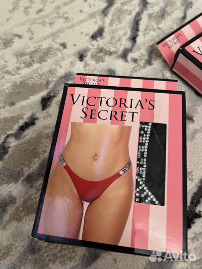 Victoria secret трусы со стразами