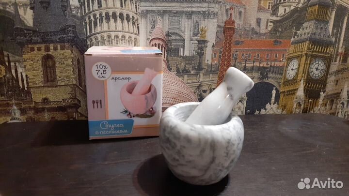 Мраморная ступка