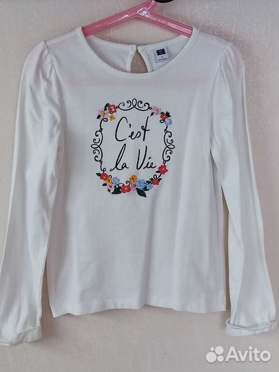 Блузка,лонгслив janie and jack 6-7 лет