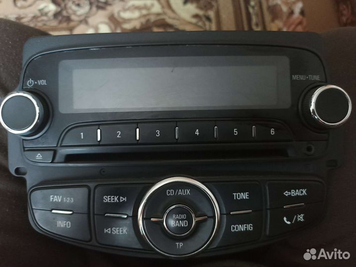 Магнитола chevrolet cruze и рамка