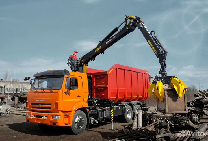 КамАЗ 65115-3094-48 с КМУ, 2022