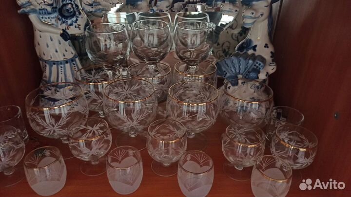 Набор рюмок стекло СССР