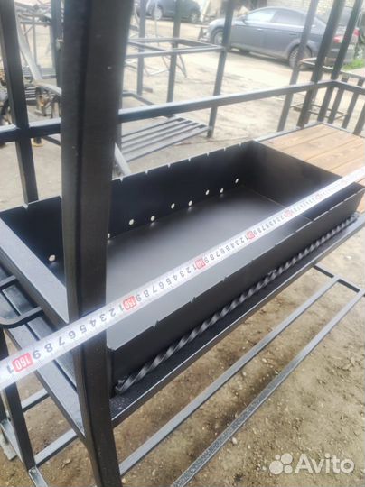 Летний мангал с крышей