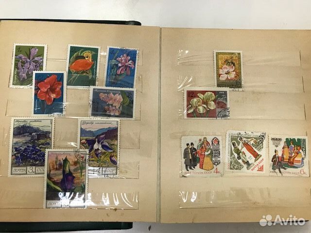 Альбом с марками Почта СССР 1967-1986гг. по сериям