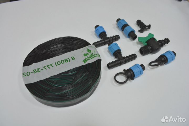 Капельный полив для теплицы