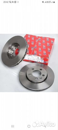 Тормозные диски передние mitsubishi lancer 10