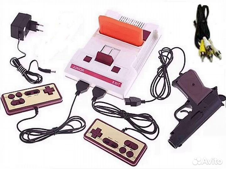 8 bit Приставка Dendy Junior (со световым пистолет