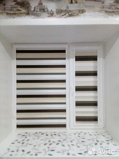 Рулонные шторы в коробе под заказ