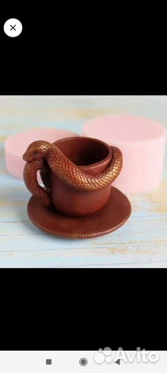 Формы молды для свечей, гипса, змея