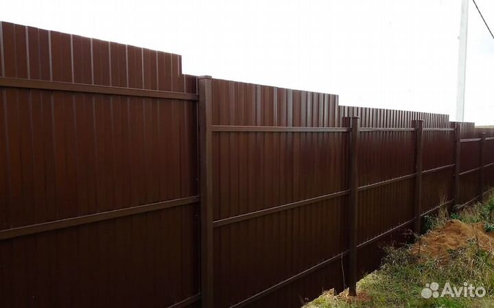 Забор металлический профессионально качественно