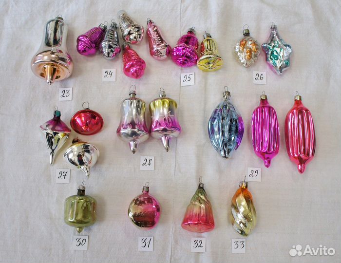 Елочные игрушки СССР