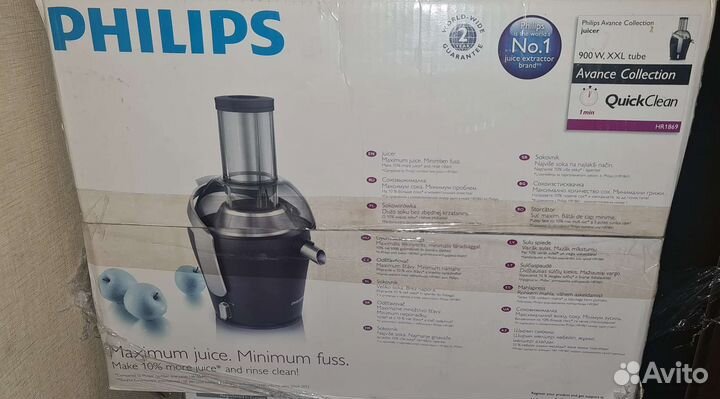 Соковыжималка philips hr1869